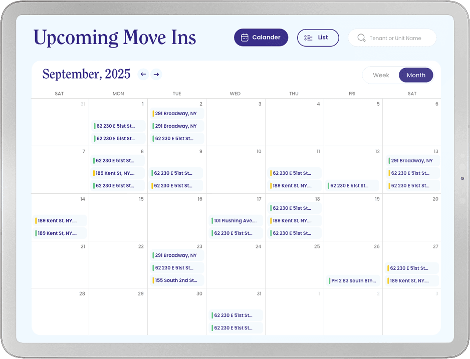 Move-In Management